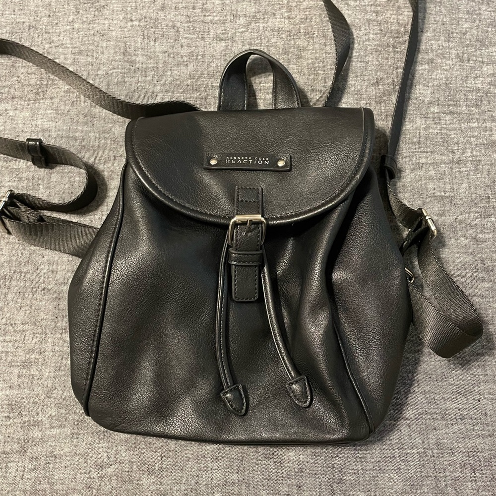 Kenneth Cole Reaction Black Mini Backpack